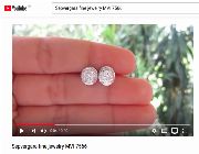 Natural Diamond,Diamond Stud Earrings,Stud Diamond,White Gold Earrings -- Jewelry -- Pampanga, Philippines