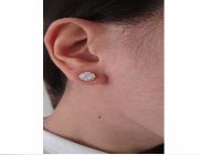 Natural Diamond,Diamond Stud Earrings,Stud Diamond,White Gold Earrings -- Jewelry -- Pampanga, Philippines