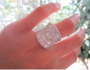 Natural Diamond,Diamond Ring,Baguettes Diamond Ring,White Gold Ring -- Jewelry -- Pampanga, Philippines