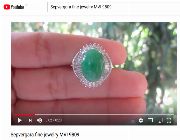 Natural Diamond,Diamond Ring,Jadeite Ring,Platinum Ring -- Jewelry -- Pampanga, Philippines