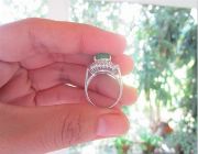 Natural Diamond,Diamond Ring,Jadeite Ring,Platinum Ring -- Jewelry -- Pampanga, Philippines