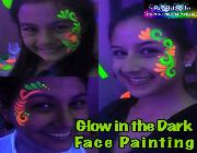 glow in the dark face painting glitter tattoo bubble show clown magician ph, -- Birthday & Parties -- Marikina, Philippines