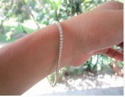 Natural Diamond,Diamond Tennis,Diamond Bracelet,White Gold Tennis Bracelet -- Jewelry -- Pampanga, Philippines