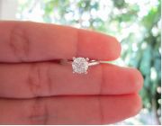 Natural Diamond,Diamond Ring,Engagement Ring,White Gold Ring -- Jewelry -- Pampanga, Philippines