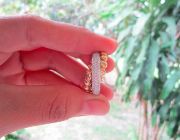 Natural Diamond,Diamond Ring,Tricolor Ring,Diamond Rolling Ring -- Jewelry -- Pampanga, Philippines