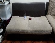 2nd hand sofa cordoroy leather brown -- Furniture & Fixture -- Pasig, Philippines