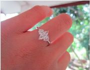Natural Diamond,Engagement Ring,White Gold,Diamond Ring -- Jewelry -- Manila, Philippines
