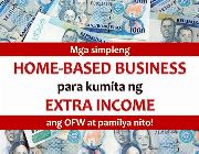 extra income,work at home, home based work, business opportunity, income generator -- Other Business Opportunities -- Metro Manila, Philippines