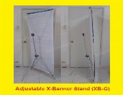 Aluminum X-Banner Stand Adjustable 2ft x 5ft to 2.5ft x 6ft Tripod Standee Tarp Tarpaulin -- Advertising Services -- Quezon City, Philippines