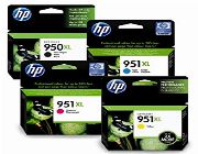 HP 950XL Black and 951XL Cyan Magenta Yellow ink cartridges -- Printers & Scanners -- Paranaque, Philippines