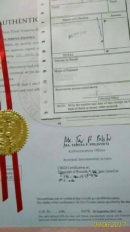 Cav Processing With Dfa Apostille Other Services Metro Manila 