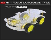 4WD ROBOT CAR CHASSIS, chassis -- Cameras Peripherals Components -- Batangas City, Philippines