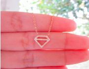 Natural Diamond, Diamond Necklace, Rose Gold, Necklace -- Jewelry -- Pampanga, Philippines