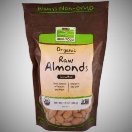 Now Foods, Organic Raw Almonds, Unsalted, 12 oz (340 g) -- Nutrition & Food Supplement Metro Manila, Philippines