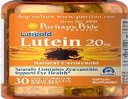 LUTEIN. 20mg. with 800mcg. Zeaxanthin softgels LutiGold Lutein -- Beauty Products -- Metro Manila, Philippines