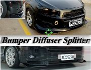 Car Universal Polyurethane Winglet Aero Front Bumper Lip Splitter Diffuser -- Spoilers & Body Kits -- Marikina, Philippines