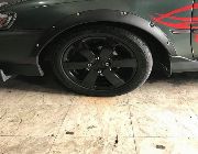 Black Universal Car Body Fender Flares Flexible Kit Arch Wheel Eyebrow Protector -- Spoilers & Body Kits -- Marikina, Philippines
