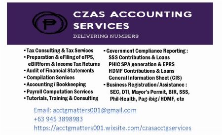 accounting, services, bir, auditing -- Accounting Jobs Metro Manila, Philippines