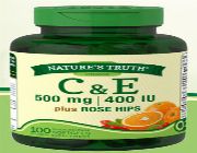 Vitamin E (400iu) and Vitamin C (500mg) bilinamurato puritan -- Nutrition & Food Supplement -- Metro Manila, Philippines