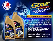 Sonic Racing 4T Synthetic Based Motor Four Stroke Motorcycle Engine Oil Specialized Lubricants -- Engine Bay -- Quezon City, Philippines
