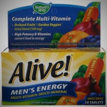 Nature's Way, Alive!, Men's Energy Multivitamin-Multimineral, 50 Tablets -- Nutrition & Food Supplement Metro Manila, Philippines
