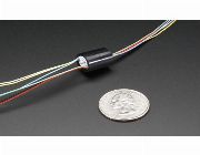 Miniature Slip Ring - 12mm diameter, 6 wires, max 240V @ 2A -- All Electronics -- Paranaque, Philippines