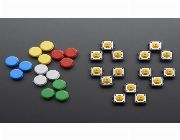 Button Colorful Round Tactile Switch Assortment 15 pack -- All Electronics -- Paranaque, Philippines