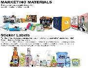 digital offset printing press services sticker labels Brochures catalogs flyers folders digital printing -- Advertising Services -- Metro Manila, Philippines