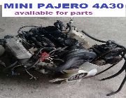 mini pajero, 4a30, engine, transmission,block, steering pump,compressor -- Engine Bay -- Caloocan, Philippines