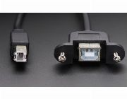 USB Panel Mount Cable B Male to B Female -- All Electronics -- Paranaque, Philippines