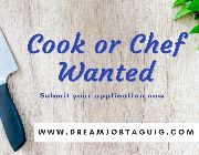 chef wanted; cook wanted; part-time chef wanted; part-time cook wanted -- Hotel -- Metro Manila, Philippines