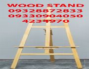 Easel Stand Wood Stand Aluminum Stand Mini Stand -- Advertising Services -- Metro Manila, Philippines