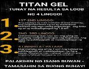 Titan, Gel, Men, boys, enhancement -- All Health and Beauty -- Cebu City, Philippines