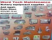 FOR SALE ALL BAKERY EQUIPMENT SUPPLIES AND WE ACCEPT HOME SERVICE REPAIR ALL KINDS ALL BAKERY EQUIPMENT AND KITCHEN AID MIXER SERVICE REPAIR 09156268109 -- All Repairs & Maint -- Metro Manila, Philippines
