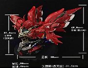 Mobile Suit Gundam Gunpla Sinanju MSN-06S Led Bust Toy Figure Robot -- Toys -- Metro Manila, Philippines