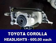 toyota, corolla, headlight, lens, used, Japan, surplus -- Lights & HID -- Quezon City, Philippines