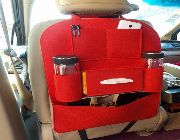 multi pocket, organizer bag, carback seat, pockets, compartment, passenger, durable, brand new, trip, bottled water, tissue, felt fabric, waterproof, red, adjustable, eco friendly -- Car Seats -- Imus, Philippines