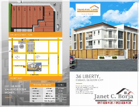 Cubao Townhouse, Commercial Townhouse, Residential Townhouse, Liberty Townhouse, Commercial Residential Townhouses, Transphil Land Corp. -- Natural & Herbal Medicine -- Metro Manila, Philippines