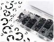 300 Pieces E-Clip Assortment Kit Set Black Oxide Finish Retaining Ring Circlip -- All Accessories & Parts -- Pampanga, Philippines