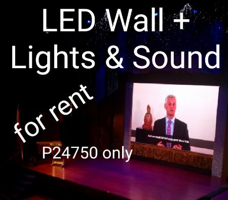 Led wall for rent, lights and sound for rent -- Arts & Entertainment Metro Manila, Philippines