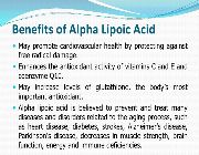 Alpha lipoic acid bilinamurato swanson -- Nutrition & Food Supplement -- Metro Manila, Philippines