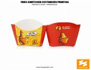 French Fries Container  paper tray maker, paper tacos tray maker supplier -- Food & Related Products -- Quezon City, Philippines
