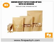 stand up pouch supplier gold color with window customized -- Food & Related Products -- Metro Manila, Philippines