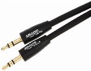 AmazonBasics 3.5 mm Coiled Stereo Audio Cable - 6.5 feet (2 Meters) Stretched Length -- Antennas and Cables -- Pasig, Philippines