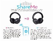 Mixcder ShareMe Pro Bluetooth 4.1 Over Ear headphones Stereo Deep Bass Wireless+Wired Headsets with Mic Hands-free Calling Overhead - Black -- Headphones and Earphones -- Pasig, Philippines