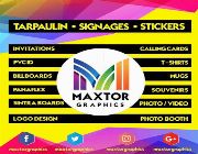 Tarpaulin, Magnet, Calling Card, Canvas, Mugs, T-Shirt, Caps, Keychain, Fans, Umbrellas, Photo Book, Photo Frames, Invitations, Prints, Business Cards, Invitations, Personalize Items, Signages, Logo Design -- Printing Services -- Batangas City, Philippines