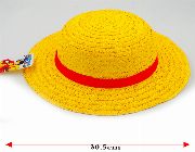 Anime One Piece Monkey Portgas D Luffy Ace Straw Beach Costume Cosplay Cowboy Hat Cap -- Clothing -- Metro Manila, Philippines