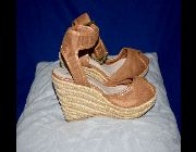 Brown shoes, wedges, high heels, pre-loved shoes -- Shoes & Footwear -- Metro Manila, Philippines