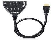 Fosmon HD1831 3-Port HDMI Switch with Pigtail Cable -- All Audio & Video Electronics -- Pasig, Philippines