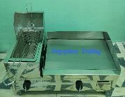 Burger cooker griller machine, french fries, deep fryer, negosyo, foodcart,  Burger Grill with Deep Fryer Burger Griddle Deep Frier sale, negopinoy -- Franchising -- Metro Manila, Philippines